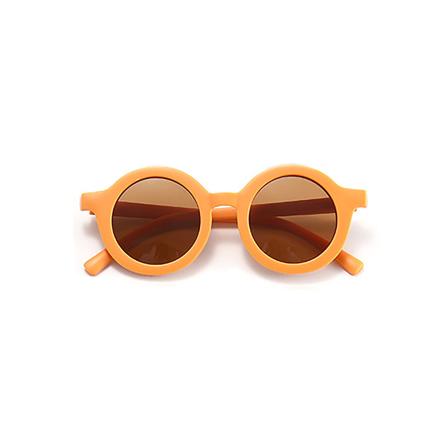 Round Retro Sunglasses - Clementine Matte