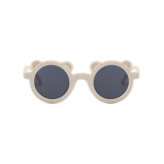 Round Bear Sunglasses - Sand Dollar Matte
