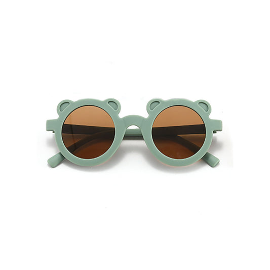 Round Bear Sunglasses - Succulent Green Matte