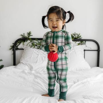 Noel Plaid Bamboo Viscose Zippy